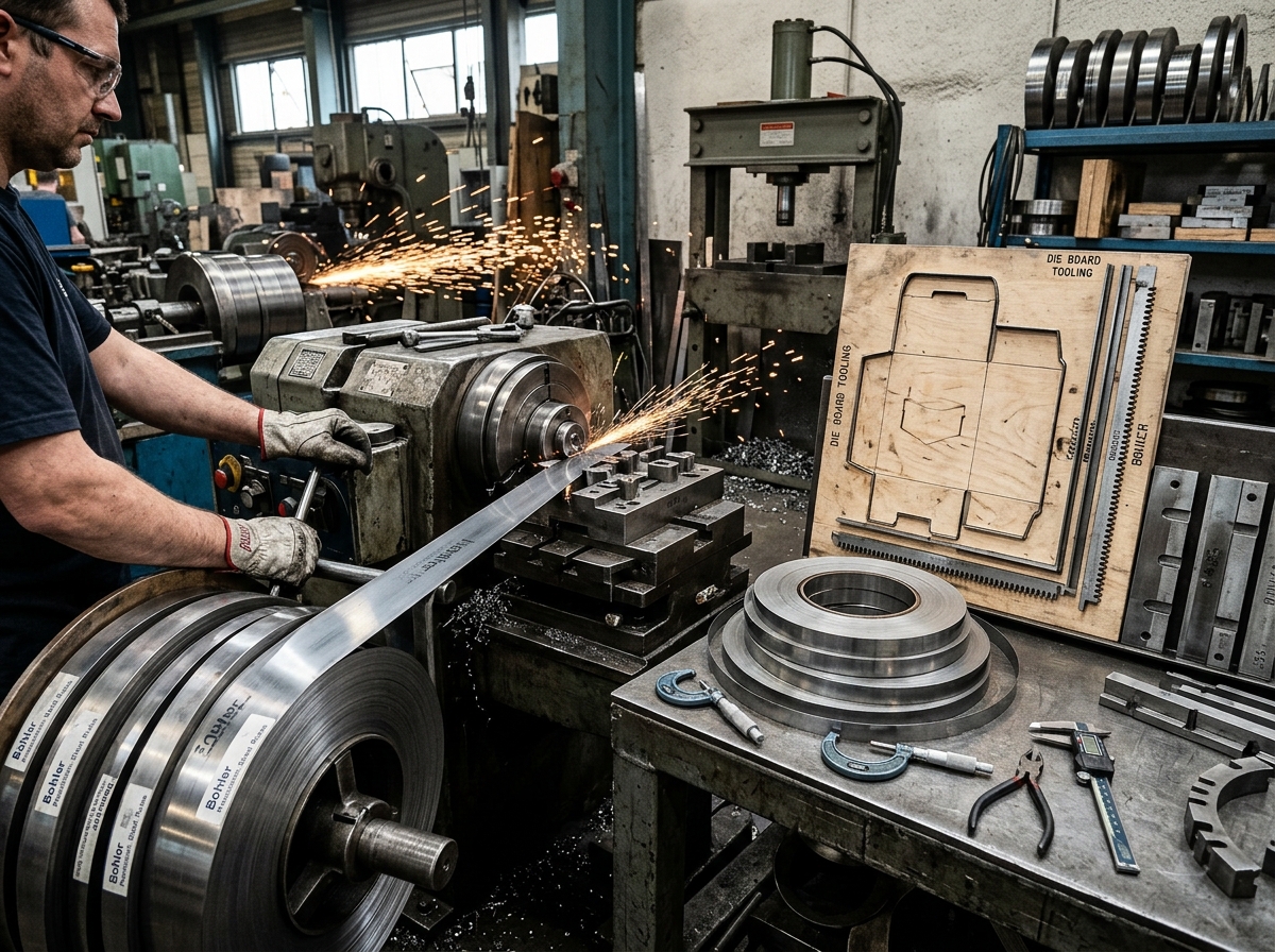 Bohler precision steel cutting rules and die-making tools